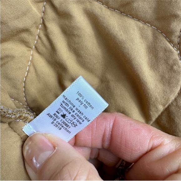 Nico Nico Nima quilted jacket in curry mustard Tan Jacket - Picture 7 of 9